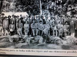 India: Tiger hunting in 1870 . by ...