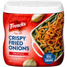 Our products can be subject to recipe changes. French S Original Crispy Fried Onions 6 Oz Walmart Com