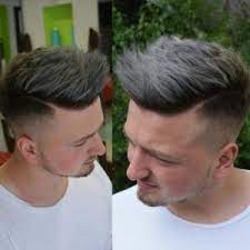 Cool Gray Hair Dyeing Men S Models Benefit A Superior Hairstyle Contains Normal The Course Was After Style She Als Grey Hair Dye Grey Hair Men Dyed Hair Men