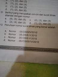 Nomor surat adalah urutan nomor dari surat yang telah dikeluarkan oleh suatu instansi terkait yang. Penulisan Nomor Surat Dinas Yang Benar Adalah Tolong Jawab Brainly Co Id