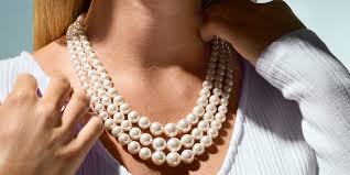 Image of a Faux Pearl Necklace