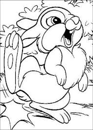 Animal coloring pages princess coloring horse coloring pages coloring books kindergarten coloring pages disney colors bambi and thumper disney drawings art drawings for kids. Rabbit Bunny Coloring Page