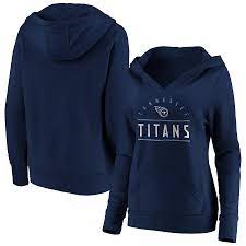 Skip to main search results. Women S Fanatics Branded Navy Tennessee Titans Iconic League Leader V Neck Pullover Hoodie