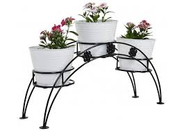 Green Gardenia Iron Planter With Stand 3 Tier Dealbates Best Online Deals And Offers In India