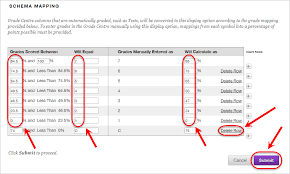 Create A Grade Schema 1 7 Grades Elearning University Of Queensland