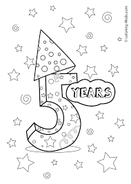 Here, the birthday cakes are presented in various shapes and sizes with candles on top. 5 Years Birthday Coloring Pages For Kids Printables Coloring Birthday Cards Birthday Coloring Pages Happy Birthday Coloring Pages
