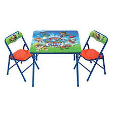 Paw Patrol Activity Table Chairs Set Kohls In 2020 Kids Chairs Childrens Table Table And Chair Sets