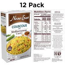 1¼ cup water to rehydrate; Amazon Com Near East Couscous Mix Mediterranean Curry 5 7 Oz Pack Of 12 Boxes Curry Cous Cous Grocery Gourmet Food