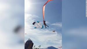 Taiwan Kite Festival A Child Was Caught In A Kite And Swept High Into The Air Cnn