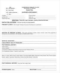 Free 10 Nursing Assessment Form Samples In Ms Word Pdf