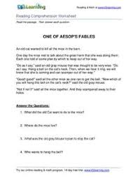 At the 3rd grade level, we highly suggest that encourage students to read aloud as often as possible. Aesop S Fables Lesson Plans Worksheets Lesson Planet