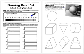 Drawing Pencil Set Value And Shading Worksheet Create Art With Me Pencil Drawings Art Worksheets Pencil Drawing Tutorials