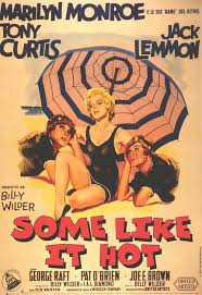 Some Like It Hot Poster Old Movie Posters Marilyn Monroe Movies Movie Posters