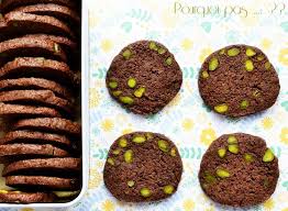 Biscuits Cacao Pistaches Biscuits Pistache Cacao