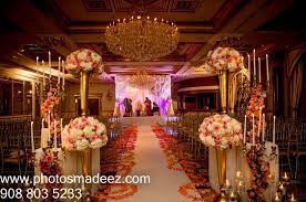 Wedding Reception Decor At The Venetian Nj Indian Wedding Best Wedding Photographe Wedding Reception Decorations Wedding Theme Colors Wedding Decor Photos