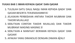 21 yang m isi kandungan ayat ini adalah segala sesuatu yang ada semesta adalah ciptaan allah swt. Pertemuan 2 Iman Kepada Qada Dan Qadar Allah Swt Media Pembelajaran Online Guru Spensaka Smpn1kalimanah