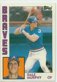 After being moved to the outfield in 1980, murphy developed into one of the premier outfielders with an exceptional glove and above average bat. Dale Murphy Fab Five Card 1 1984 Topps 30 Year Old Cardboard