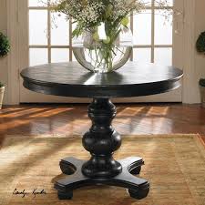 Brynmore Black Round Pedestal Table 42 Round Pedestal Dining Table Round Pedestal Dining Round Foyer Table