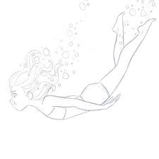 Image May Contain Drawing Underwater Drawing Really Cool Drawings Cartoon Character Design