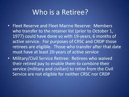 Ppt Combat Related Special Compensation Crsc And