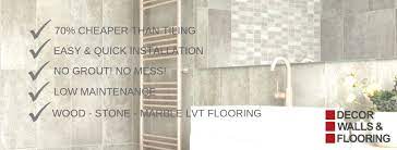 Part tiled walls, tiled flooring. Decor Walls Flooring Leicester Home Facebook
