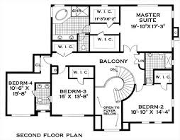 Draw a vertical line between the two faces of the house for the chimney. Spanish Colonial 8303 4 Bedrooms And 3 Baths The House Designers