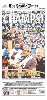 The Long Dreamed Of Seattle Times Headline Seahawks Win Super Bowl Xlviii Seattle Times Seattle Seahawks Football Super Bowl