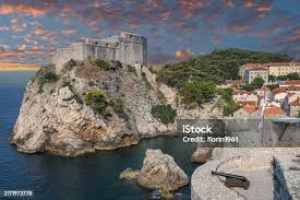 Fort Of St Lawrence In Dubrovnik Croatia Stock Photo