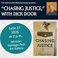 2026 Speaker Series featuring Dick Dorr: "Chasing Justice"