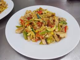 Chicken Salad Chicken Lettuce Tomato Corn Cucumber Sour Cream Picture Of Grill Sport Njivice Tripadvisor