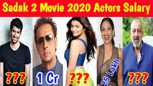 Sadak 2 Movie 2020 Star Cast Shocking Salary Sanjay Dutt Alia Bhatt Womens Wigs Style Guides Junior Eurovision