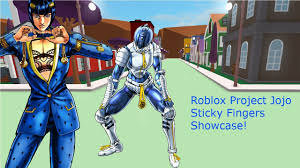 Sticky fingers is a common stand to obtain, with an 11% chance. Roblox Project Jojo Sticky Fingers Showcase Youtube