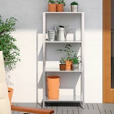 Hyllis Hylly Sisa Ulkokayttoon Sinkitty 60x27x140 Cm Ikea In 2020 Shelf Unit Ikea Shelves