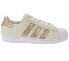 Creators who love to change the game. Adidas Originals Superstar W Skater Schuhe Angesagte Damen Sneaker Creme Weiss Gold