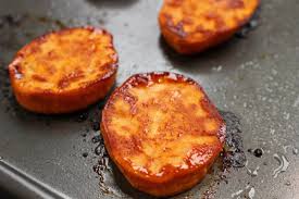 Roasted Sweet Potato Rounds Make A Simple Healthy Side Dish Or Perfect First Food For Your Bab Sweet Potato Dishes Roasted Sweet Potatoes Sweet Potato Recipes