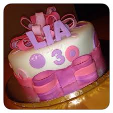 3rd Birthday Gift Ideas Birthday Ideas For 3 Year Old Daughter 3 Years Old Girl Birthday Cake Loop Bow Cake Birthday Party Gift Girls Birthday Party Bow Cakes