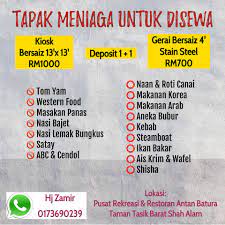 Isteri untuk disewa mulai 5 november 2018. Ab Seafood Cafe Tapak Gerai Meniaga Untuk Disewa Di Facebook
