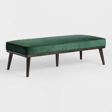 For all of those spots, custom bench cushion indoor will be excellent. Designer Bench Cushion Cover Hunter Green Velvet Fabric Wt Matching Piping Zipper Indoor Window Mudroom Dini Bench Cushions Retro Bench Bench Cushion Cover