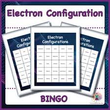 Quantum Numbers Bingo Activity By Threefourthsme Tpt In 2020 Electron Configuration Activities Bingo