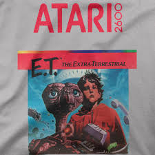 Et Atari Cover Tee Atari Video Games Retro Video Games Atari Games