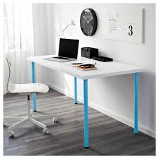 Linnmon Adils Table White Blue Ikea Canada Ikea Home Office Desks Drawer Unit Ikea