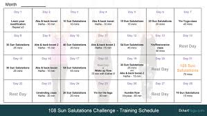 The 108 Sun Salutations Training Plan Ekhart Yoga 108 Sun Salutations Sun Salutation Training Plan