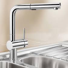 Blanco top ez 8 x 4 edelstahl naturfinish set doppelbecken küchenspüle auflage:baumarkt. Blanco Linus S Vario Einhebelmischer Mit Ausziehbrause 518406 Reuter