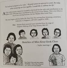 Mr lee hsien yang has also allegedly removed ms kwa from the email correspondence. Blog To Express Memorium Of Madam Kwa Geok Choo