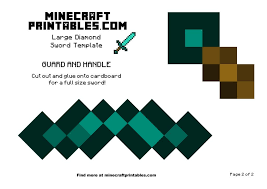 The template is spread over five sheets of a4 paper and relatively easy to create. Pin On Diamond