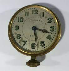 Antique 8 Day Waltham Car Dash Clock New England Telephone Telegraph Co 1912 Clock Car Clock Waltham