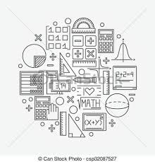 Math Linear Illustration Vector Stock Illustration Royalty Free Illustrations Stock Clip Art Icon Stock Clipart Icons In 2020 Math Design Math Wallpaper Math Logo