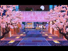 Free anime live / animated wallpapers. Gif Animado Wallpaper Calle Con Cerezos Youtube