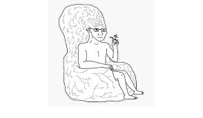 This high quality transparent png images is totally free on pngkit. Amazon Com Lad Studio Big Brain Wojak Sticker Vinyl Bumper Sticker Decal Waterproof 5 Automotive