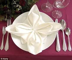 A formal dinner party requires formal dress for cutlery as well and in this novel trick we get your cutlery ready for the ball. We Ve Lost Our Appetite For Three Course Dinner Parties Daily Mail Online